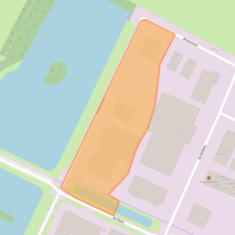 Kaart van postcodegebied 8502TP.