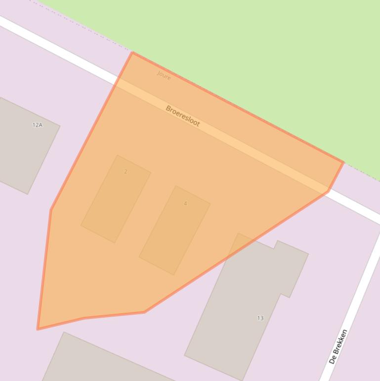 Kaart van postcodegebied 8502TR.