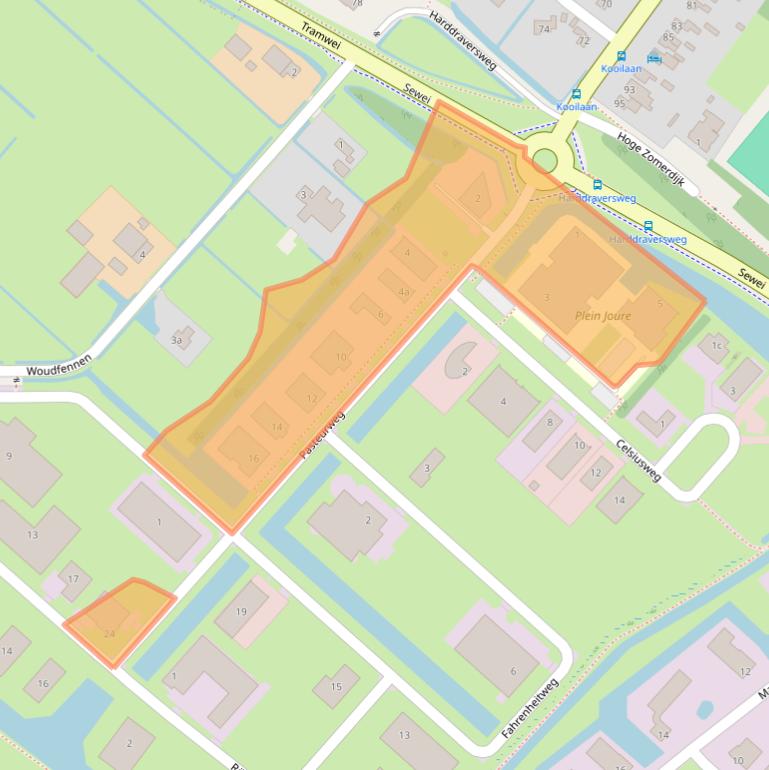 Kaart van postcodegebied 8503AB.