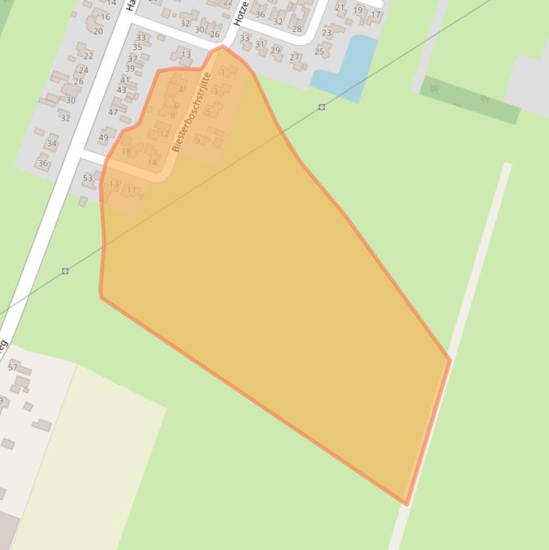 Kaart van postcodegebied 8506BP.