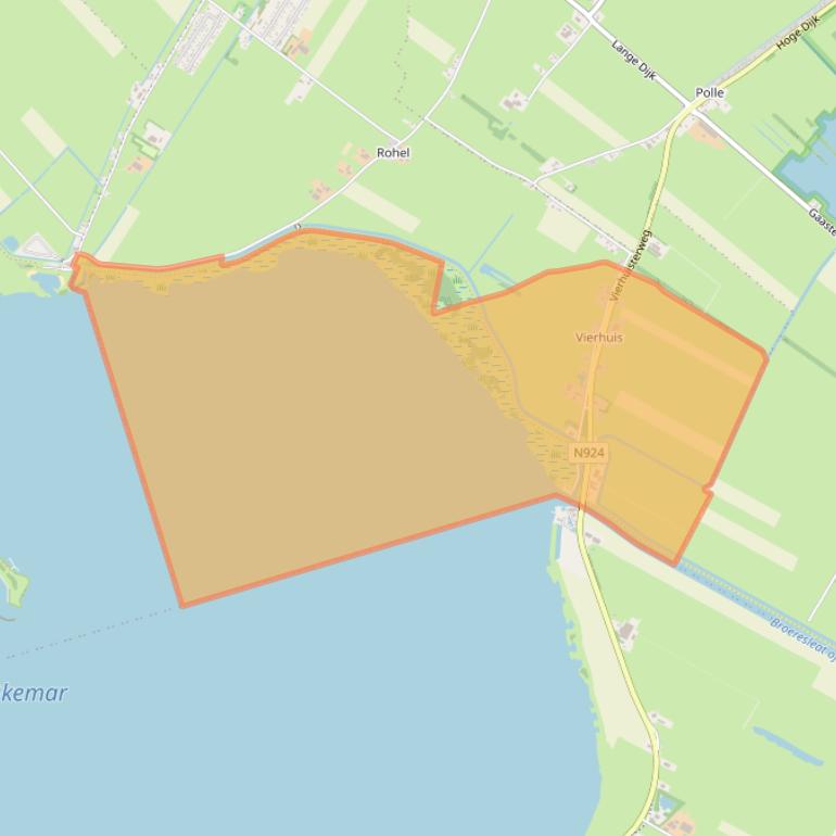 Kaart van postcodegebied 8507CG.