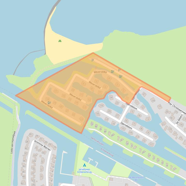 Kaart van postcodegebied 8508SH.