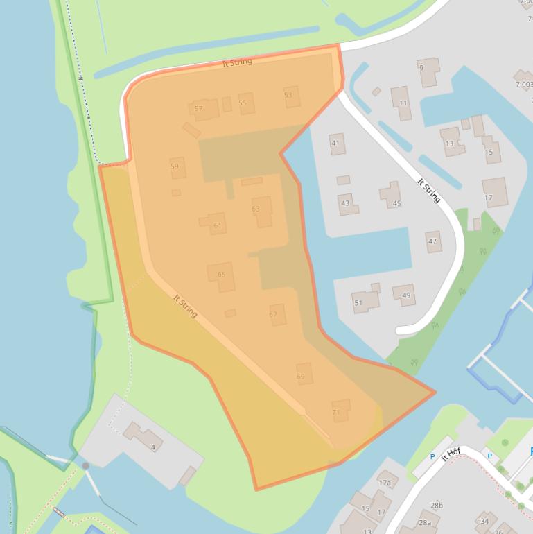 Kaart van postcodegebied 8511AC.