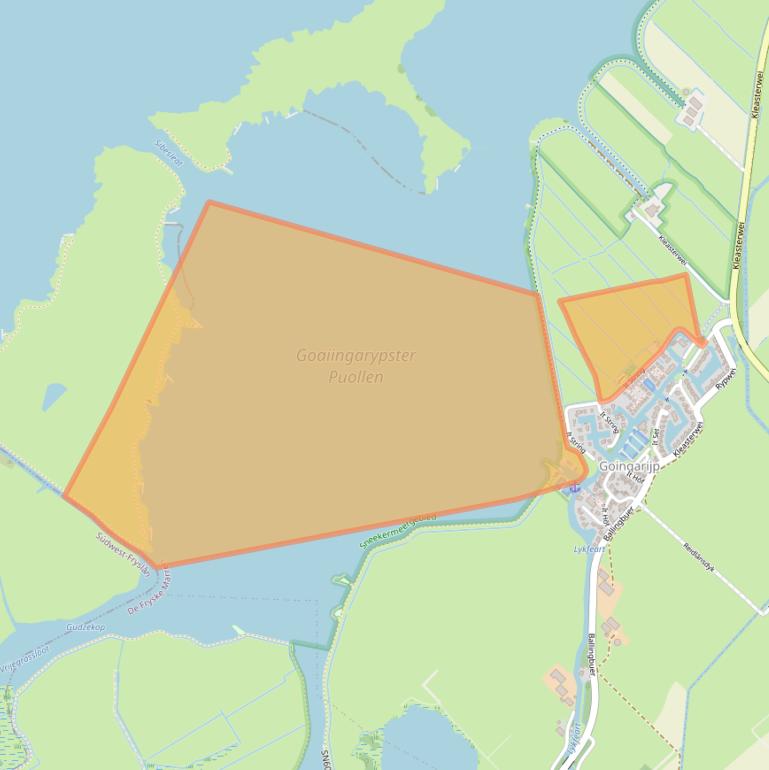 Kaart van postcodegebied 8511AD.