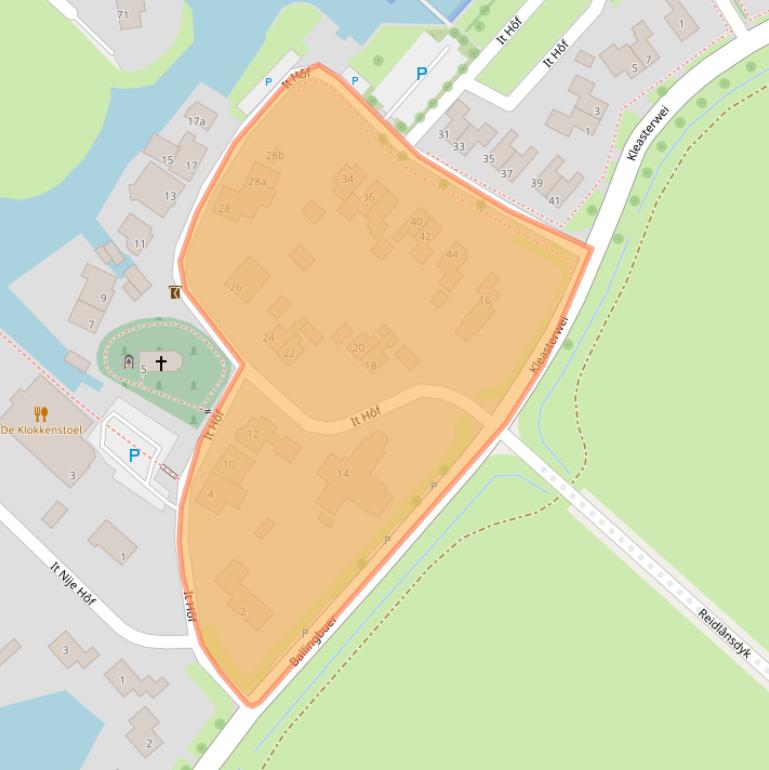 Kaart van postcodegebied 8511AG.