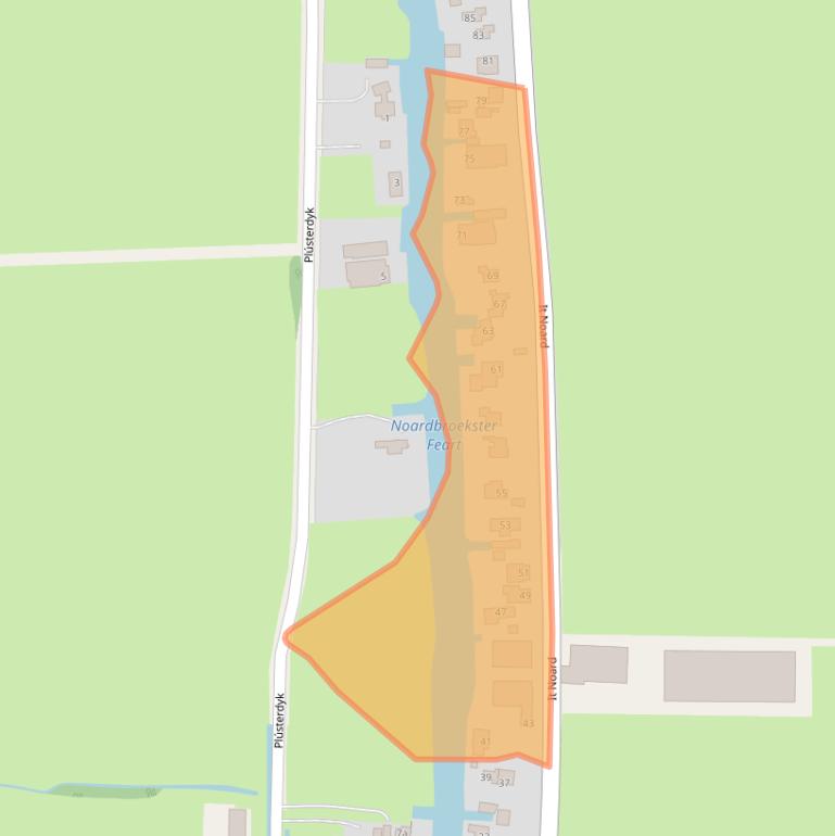 Kaart van postcodegebied 8512AC.