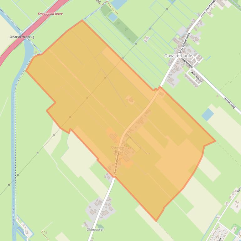 Kaart van postcodegebied 8514CN.