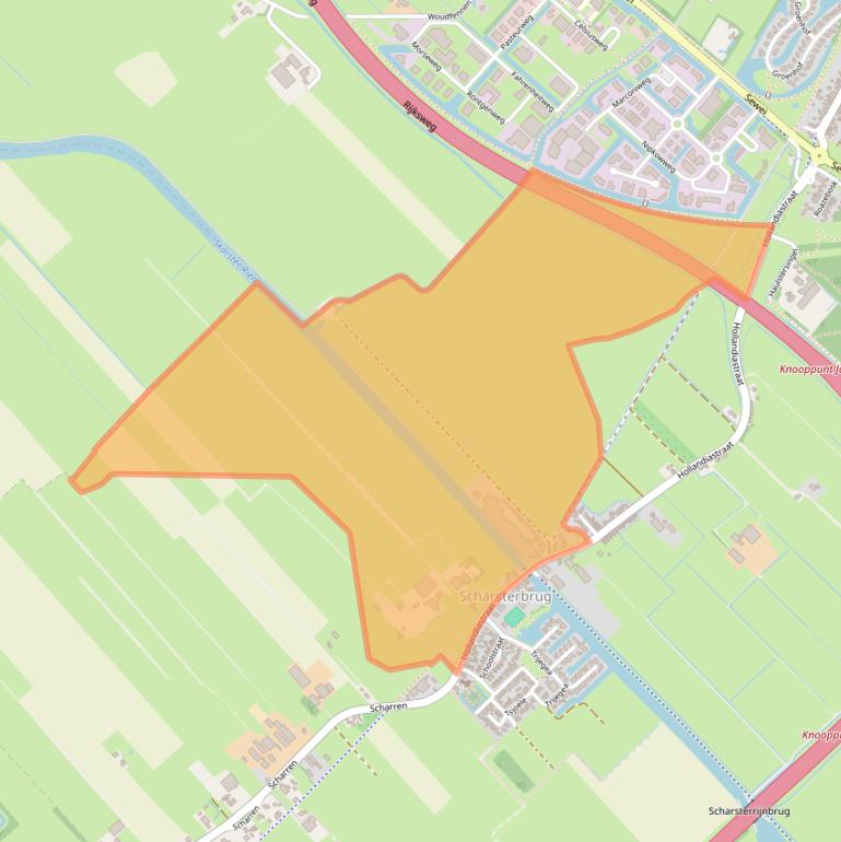 Kaart van postcodegebied 8517HC.