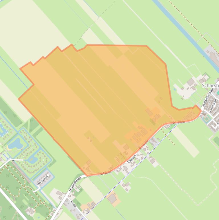 Kaart van postcodegebied 8517HN.