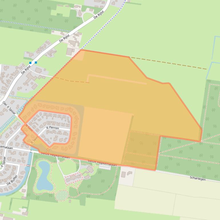 Kaart van postcodegebied 8521DM.