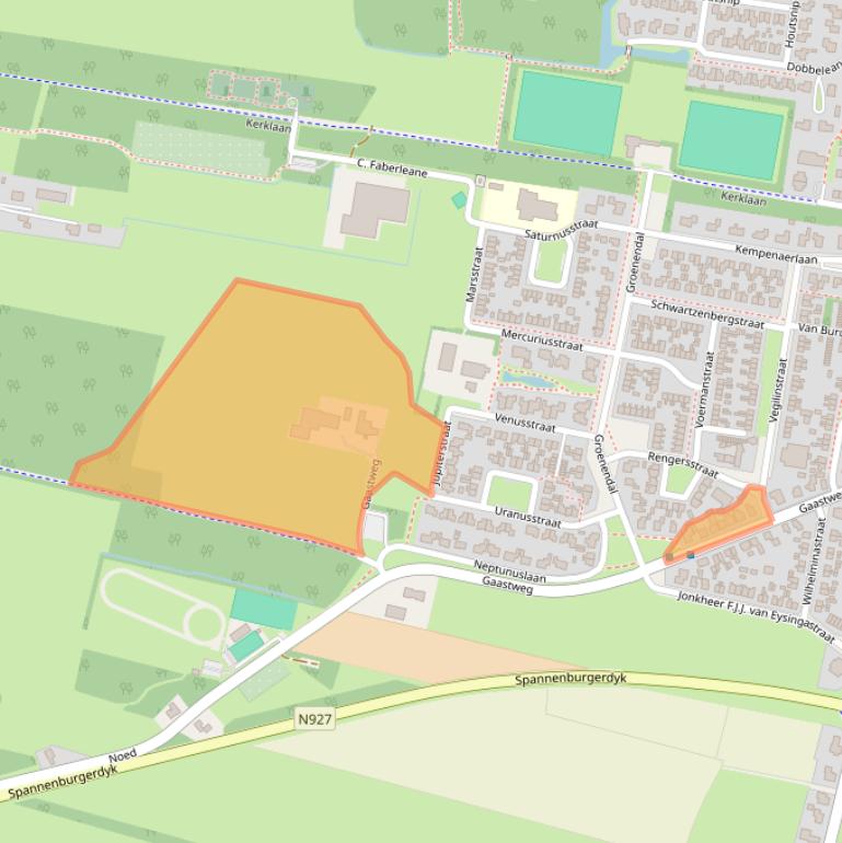 Kaart van postcodegebied 8521JE.