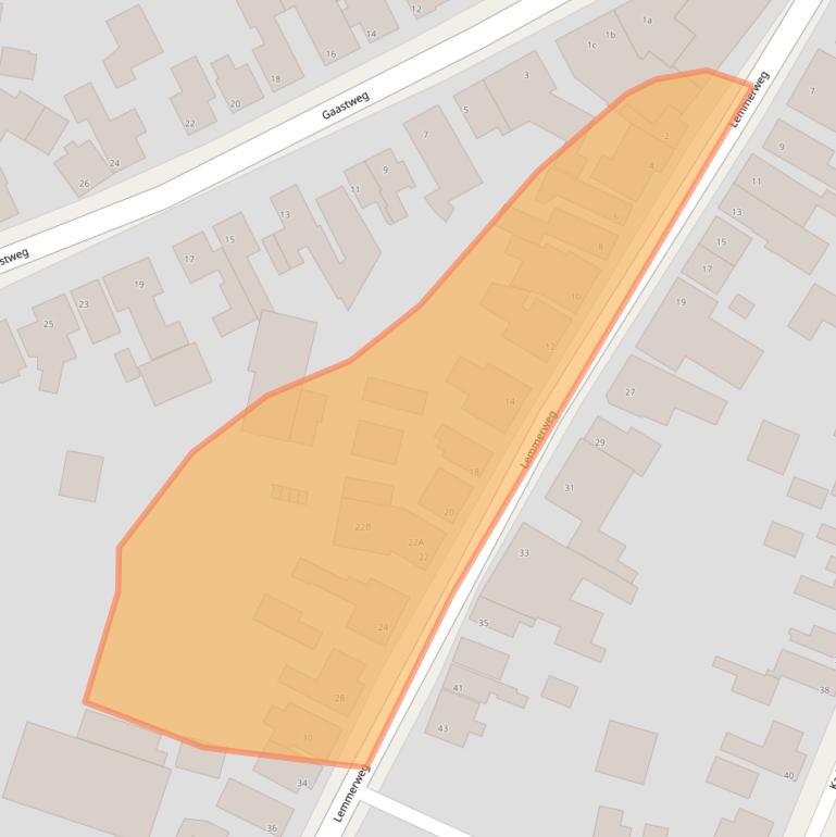 Kaart van postcodegebied 8521JN.