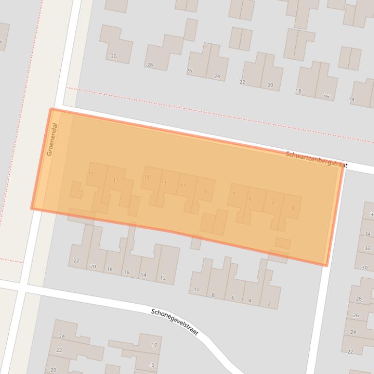 Kaart van postcodegebied 8521KW.