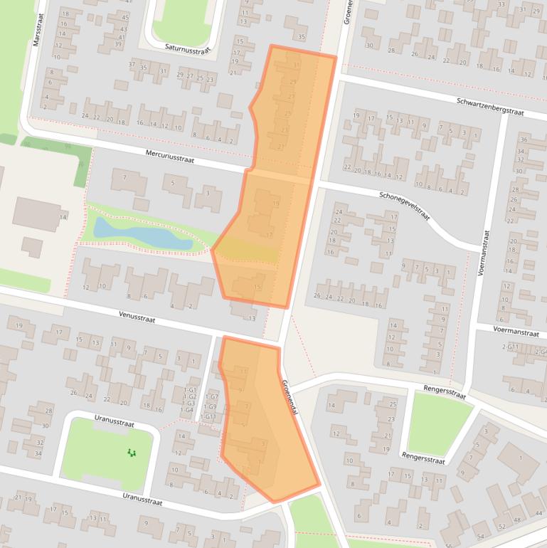 Kaart van postcodegebied 8521LG.