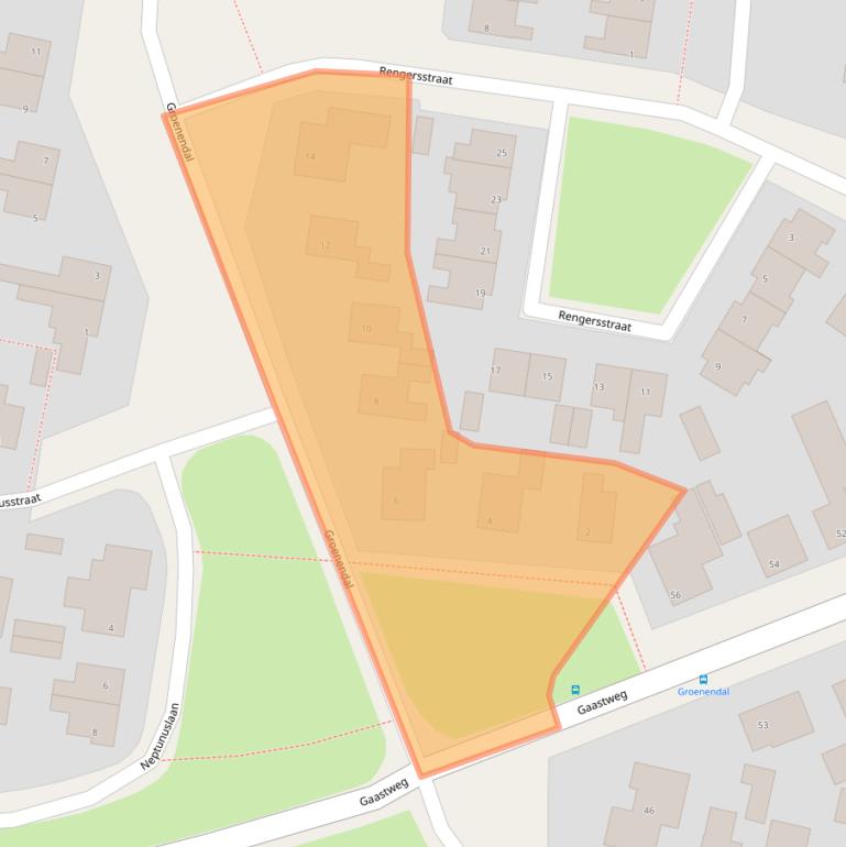 Kaart van postcodegebied 8521LK.