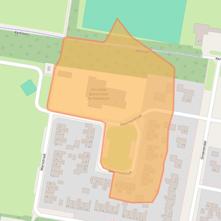 Kaart van postcodegebied 8521LM.