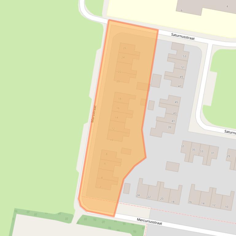 Kaart van postcodegebied 8521LP.