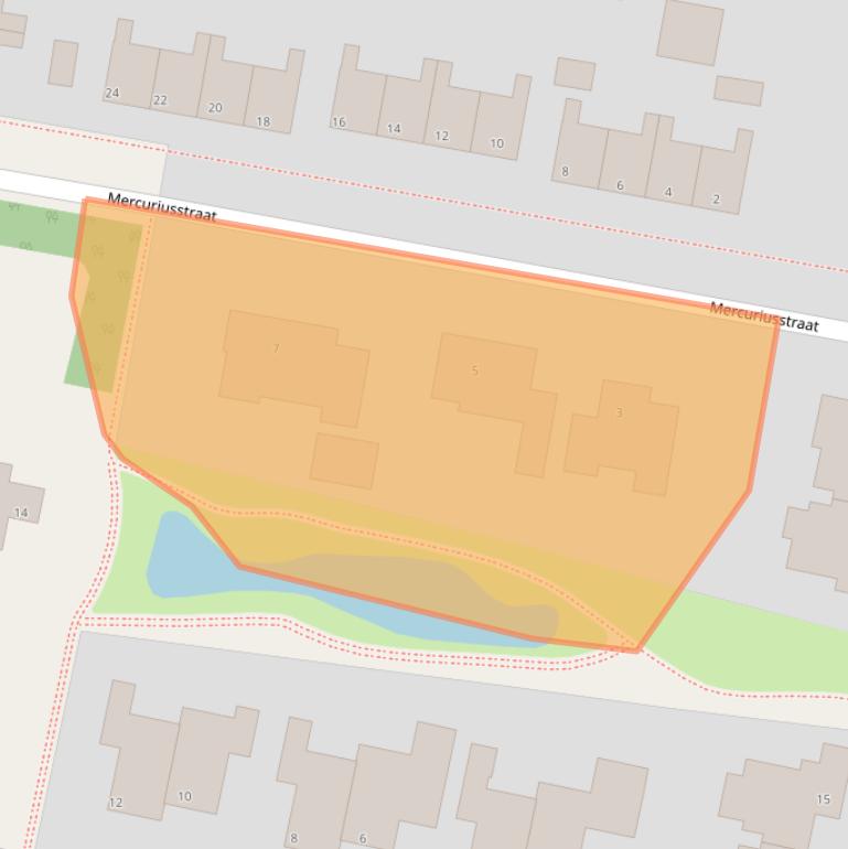 Kaart van postcodegebied 8521LS.