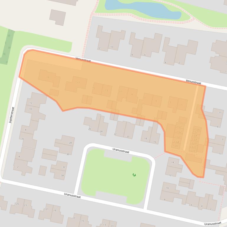 Kaart van postcodegebied 8521LT.