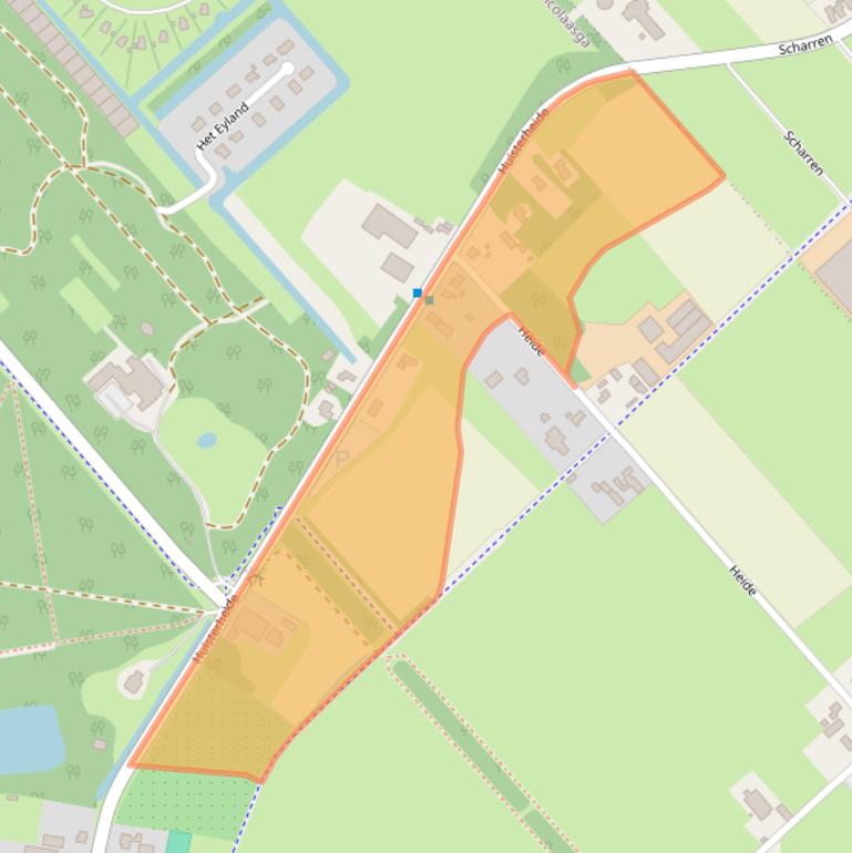 Kaart van postcodegebied 8521ND.