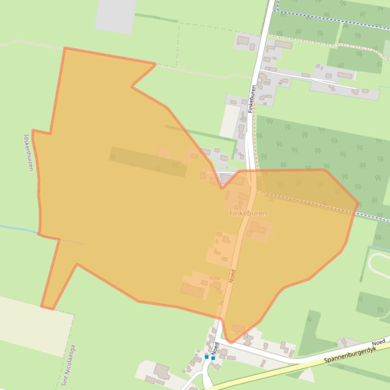 Kaart van postcodegebied 8521NT.