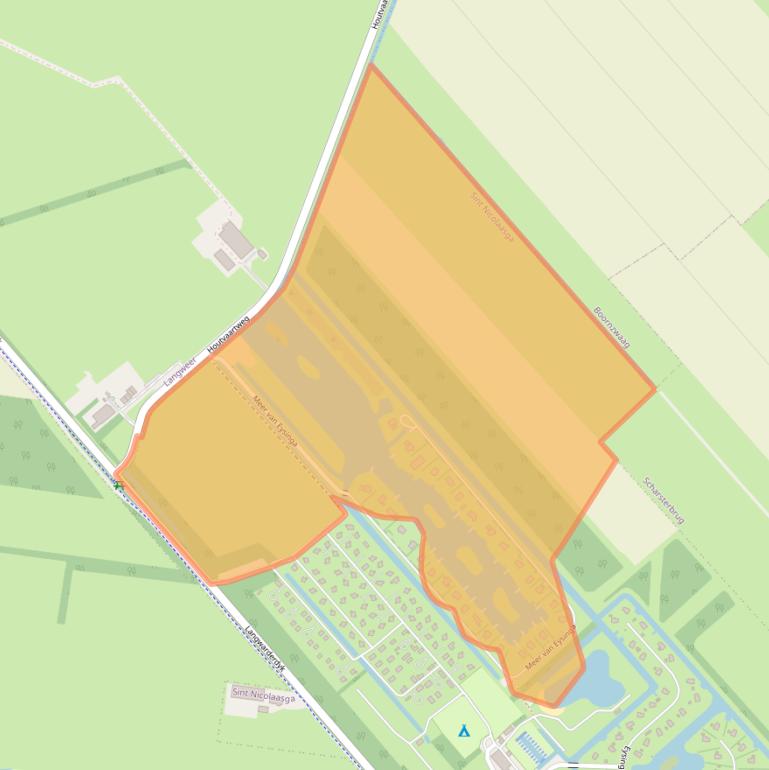 Kaart van postcodegebied 8521NW.