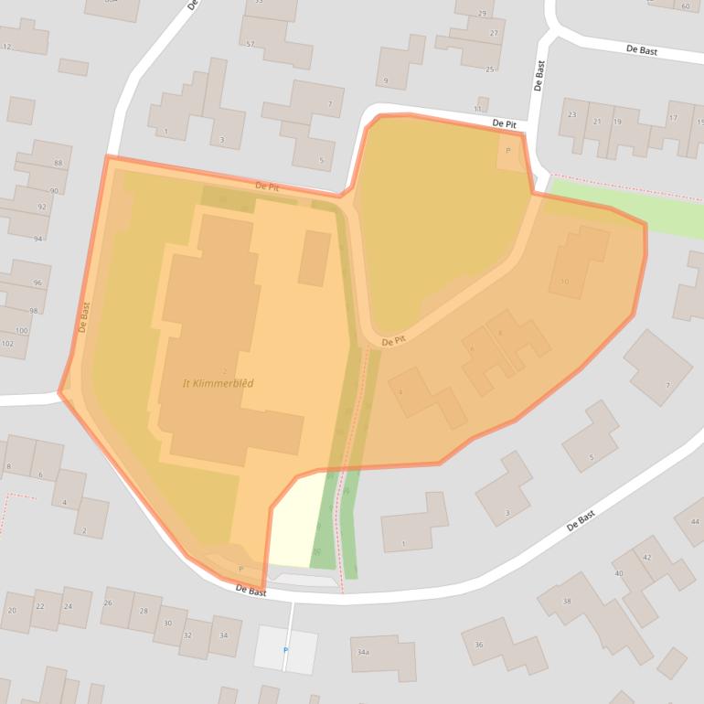 Kaart van postcodegebied 8521PD.