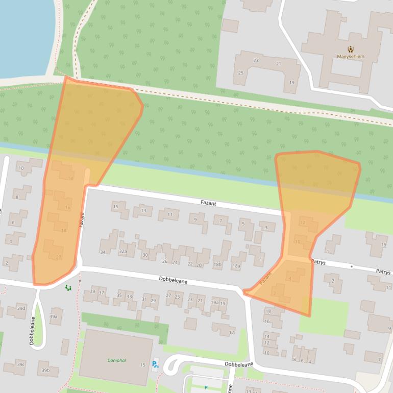 Kaart van postcodegebied 8521RA.