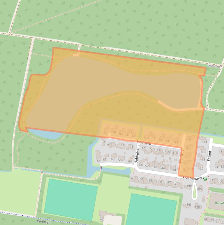 Kaart van postcodegebied 8521RG.