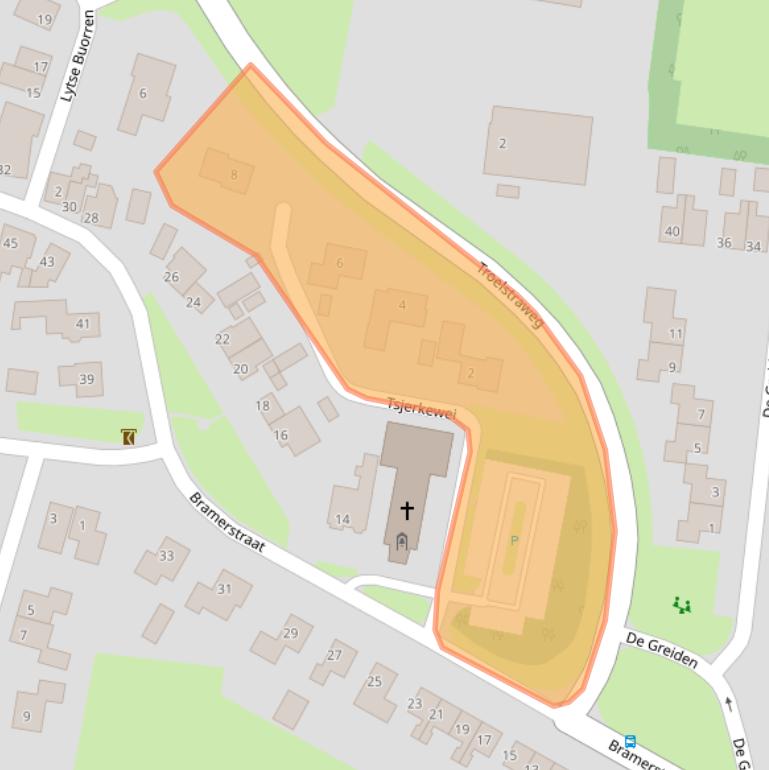 Kaart van postcodegebied 8523NA.