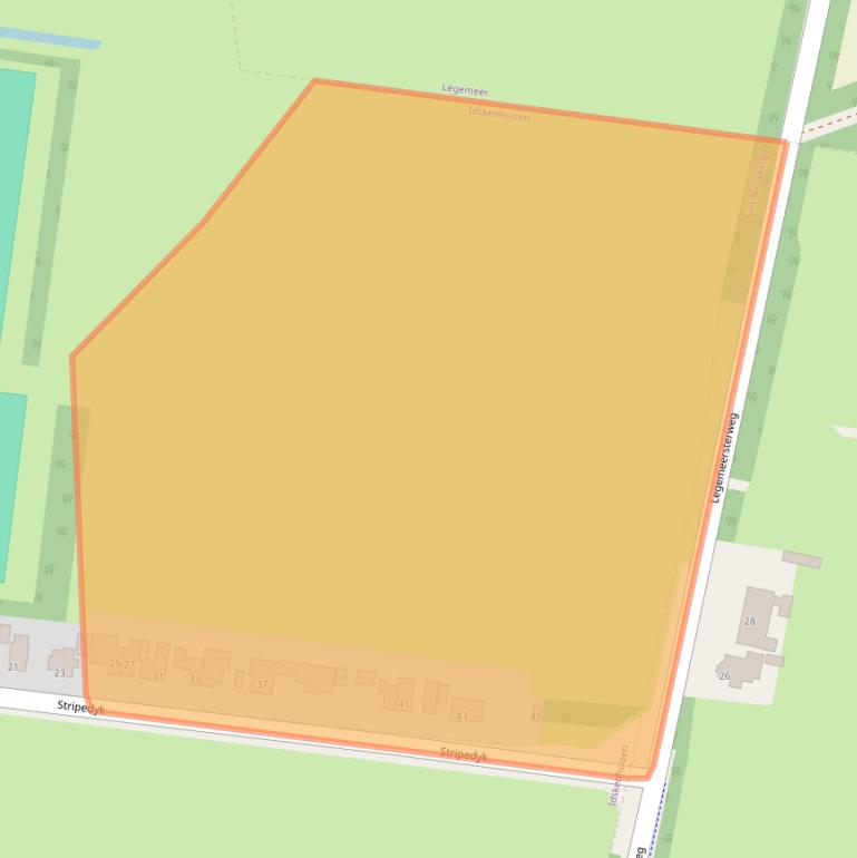 Kaart van postcodegebied 8523NC.