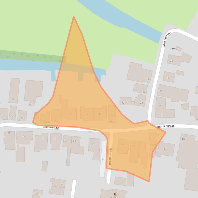 Kaart van postcodegebied 8523NH.