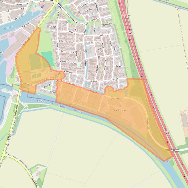 Kaart van postcodegebied 8531AA.