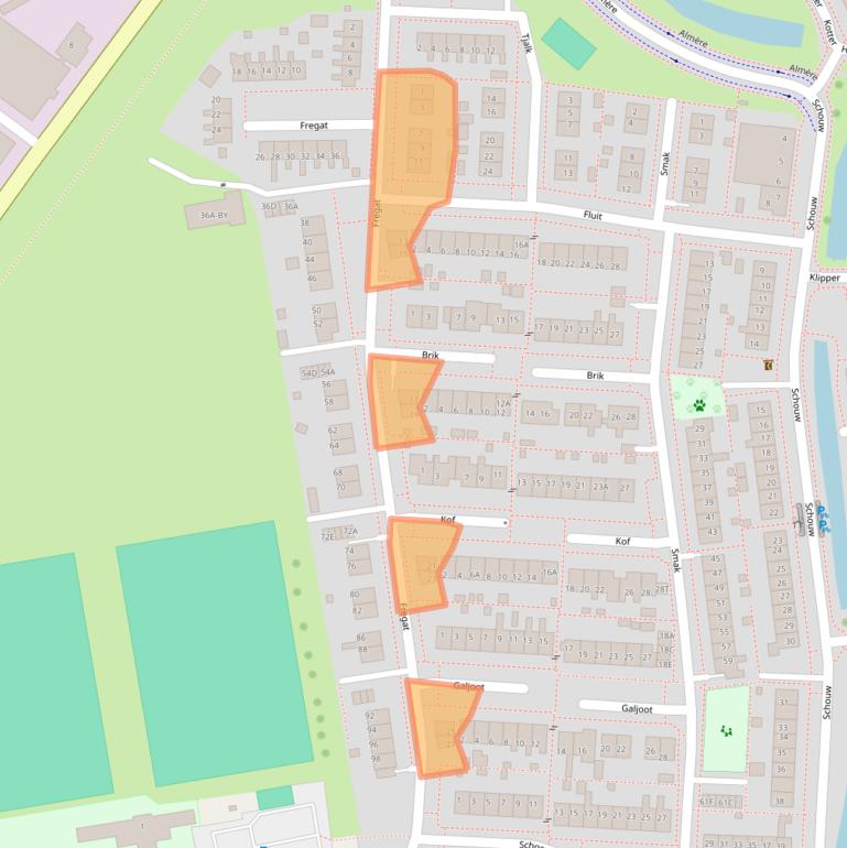 Kaart van postcodegebied 8531AC.