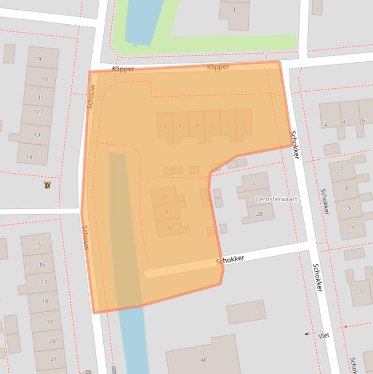 Kaart van postcodegebied 8531BH.