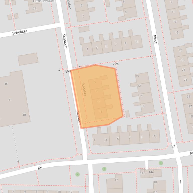 Kaart van postcodegebied 8531BT.