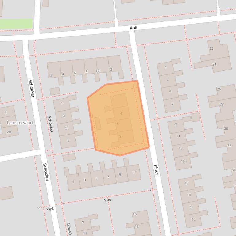 Kaart van postcodegebied 8531CB.