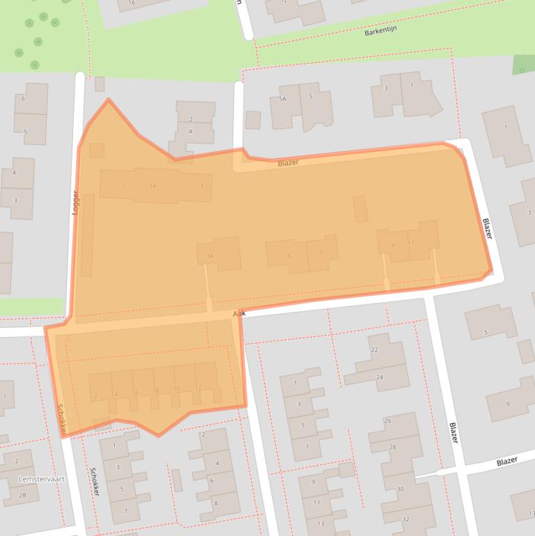 Kaart van postcodegebied 8531CM.