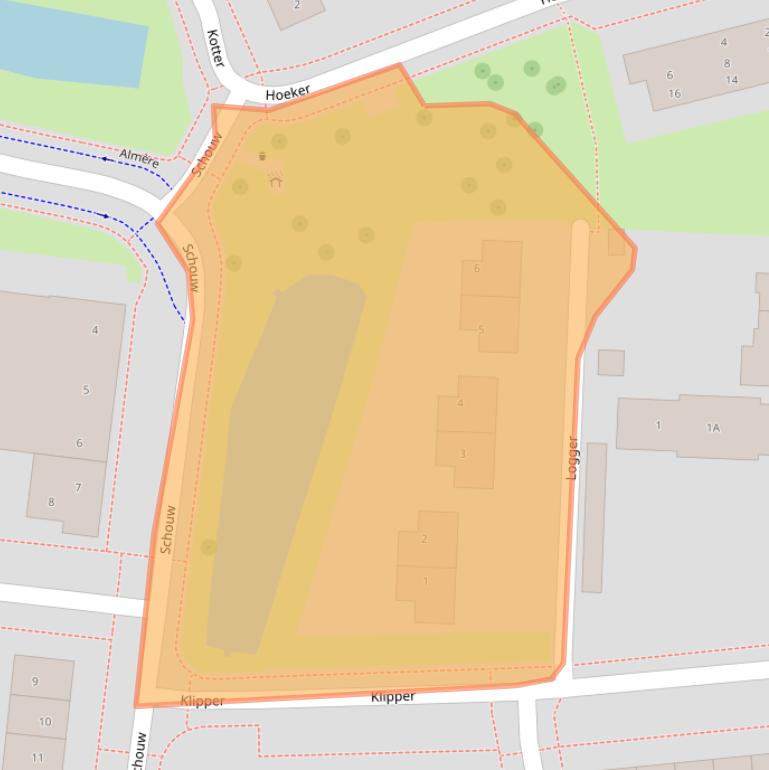 Kaart van postcodegebied 8531CN.