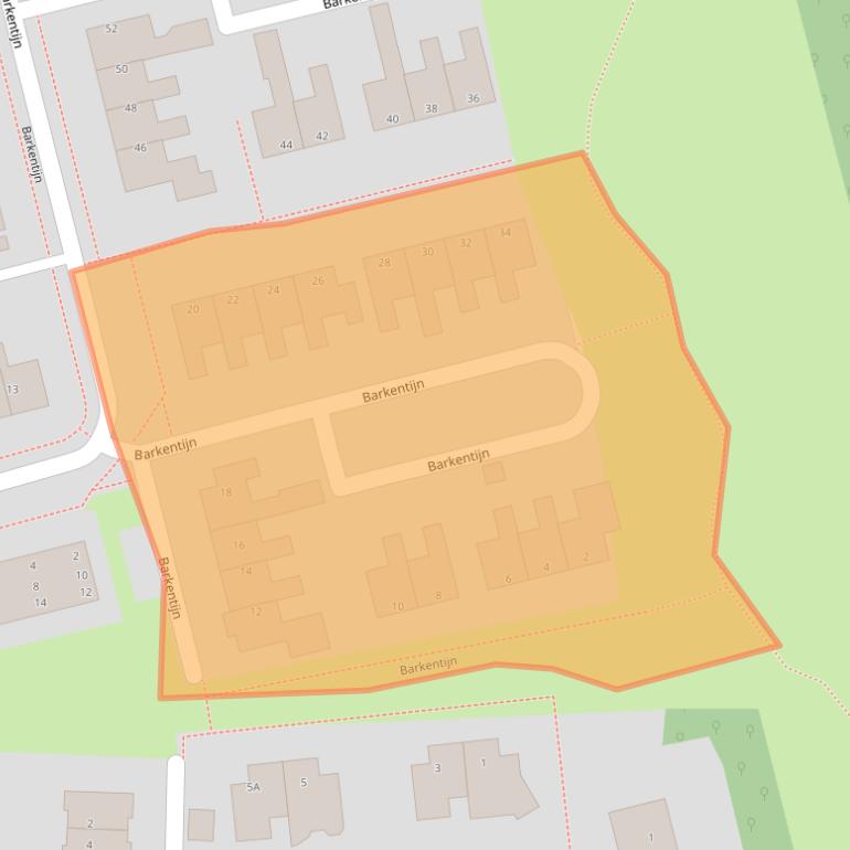 Kaart van postcodegebied 8531CX.