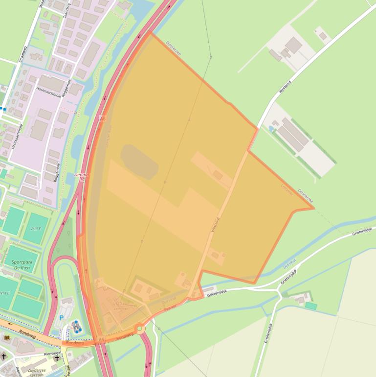 Kaart van postcodegebied 8531DL.