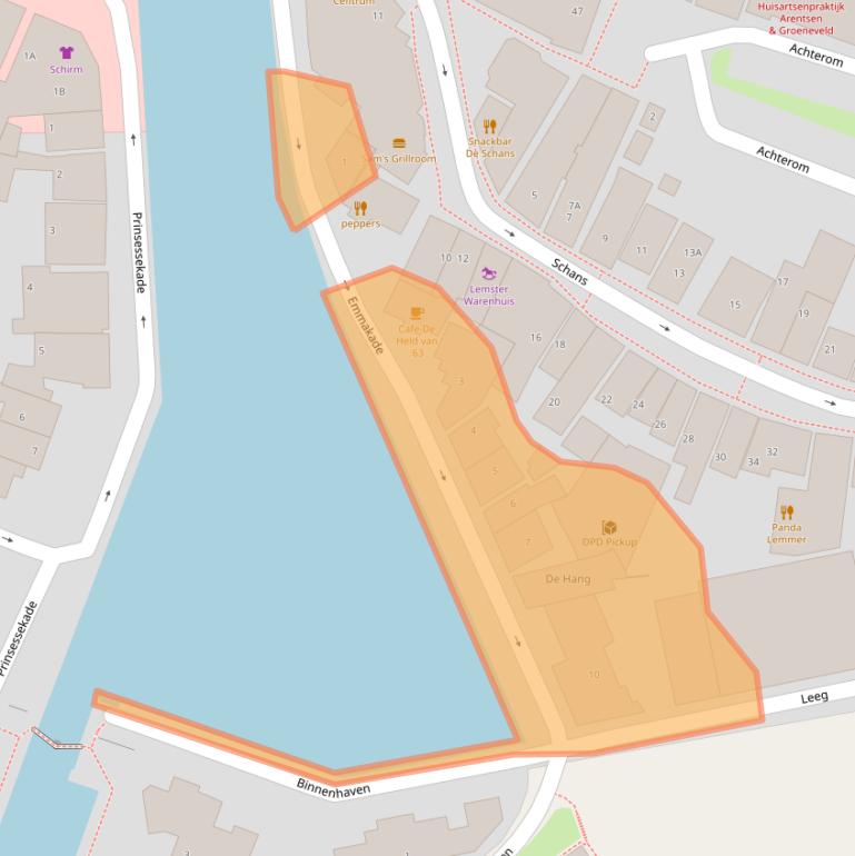 Kaart van postcodegebied 8531DT.