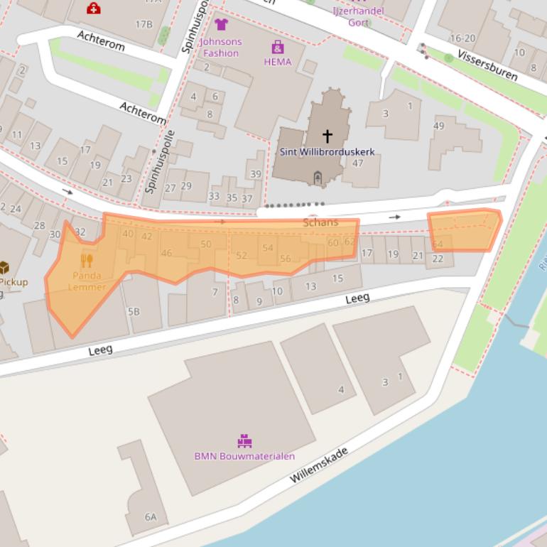 Kaart van postcodegebied 8531DX.