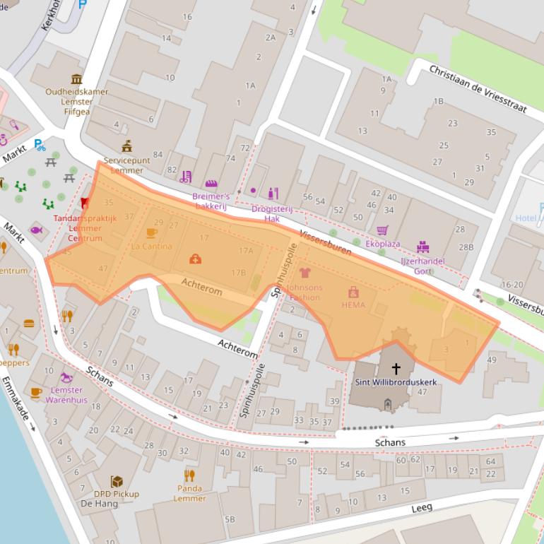 Kaart van postcodegebied 8531EB.