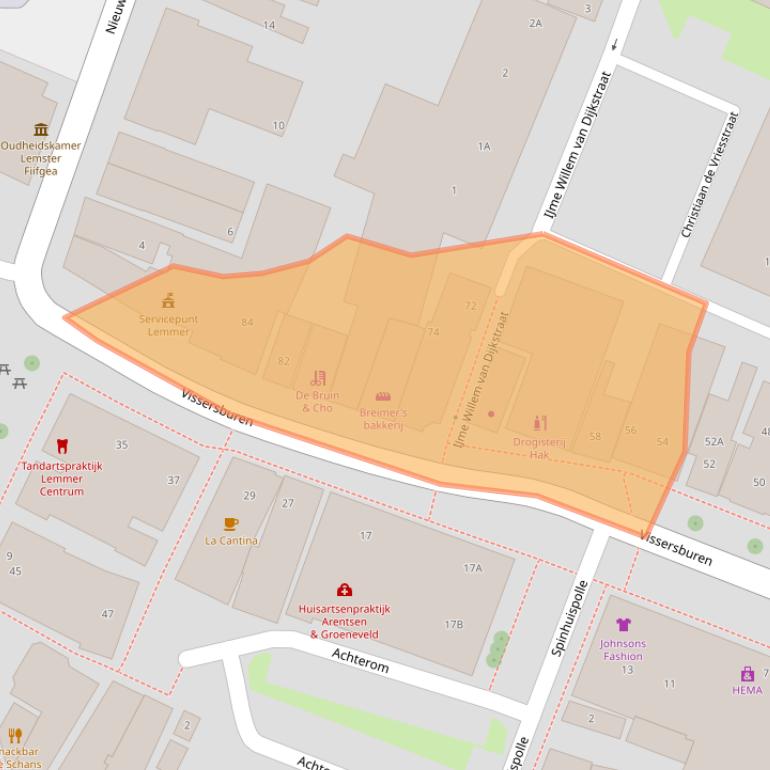 Kaart van postcodegebied 8531ED.