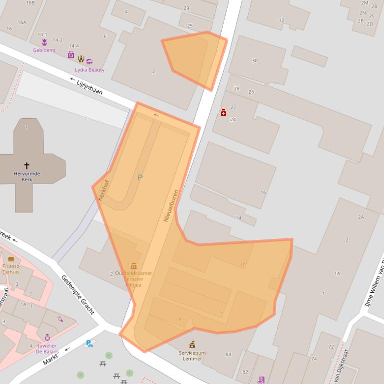 Kaart van postcodegebied 8531EE.