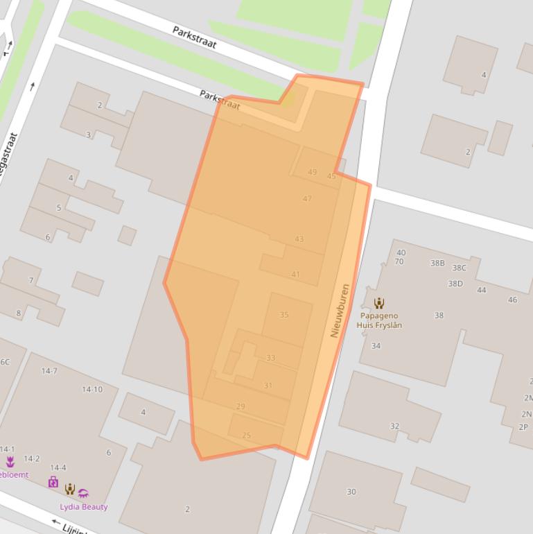 Kaart van postcodegebied 8531EG.