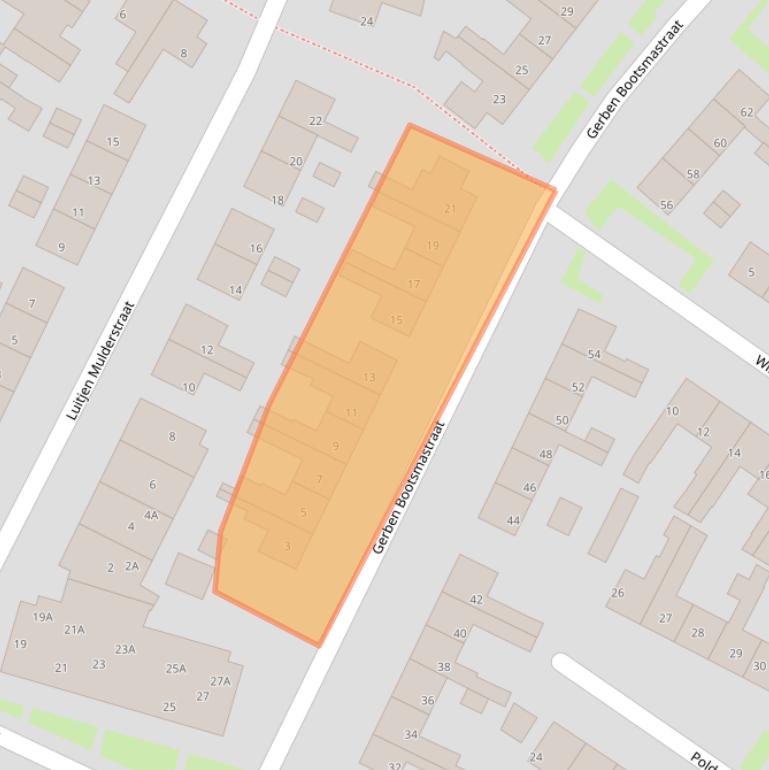 Kaart van postcodegebied 8531EM.