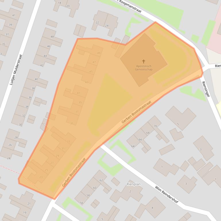 Kaart van postcodegebied 8531EN.