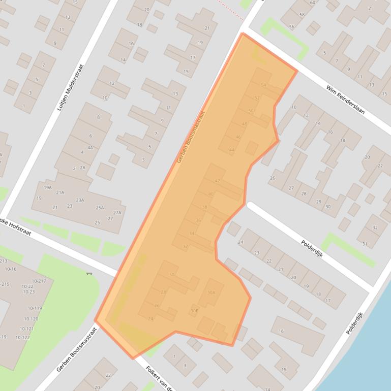 Kaart van postcodegebied 8531ER.